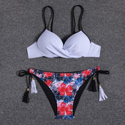 Sexy Bikini Floral Print Swimsuit