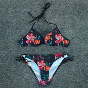 Sexy Bikini Floral Print Swimsuit