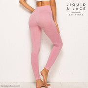 Esme | High Waist Seamless Leggings - Liquid & Lace Inc: Luxury Bikinis & Lingerie