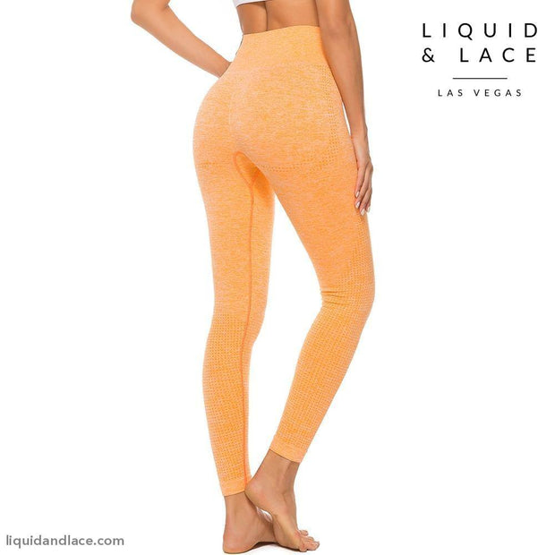 Esme | High Waist Seamless Leggings - Liquid & Lace Inc: Luxury Bikinis & Lingerie