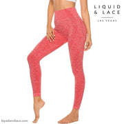 Esme | High Waist Seamless Leggings - Liquid & Lace Inc: Luxury Bikinis & Lingerie