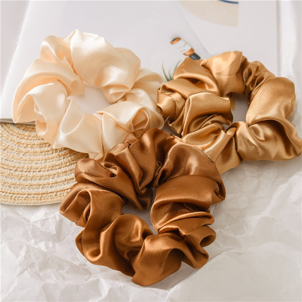 Mulberry Silk Scrunchies for Hair
